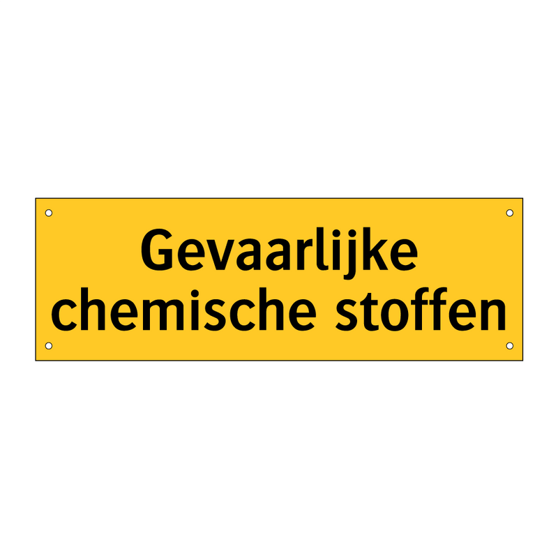 Gevaarlijke chemische stoffen