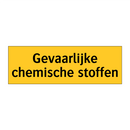 Gevaarlijke chemische stoffen