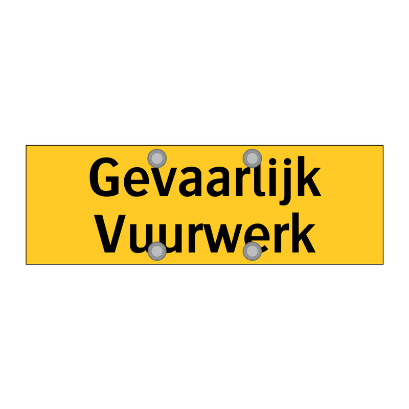 Gevaarlijk Vuurwerk