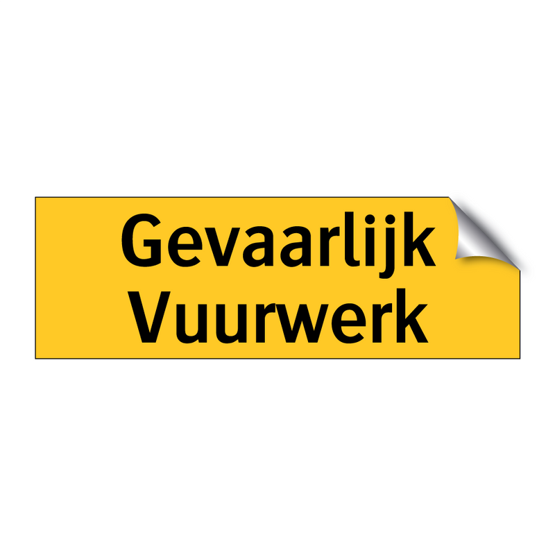 Gevaarlijk Vuurwerk