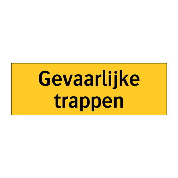 Gevaarlijke trappen