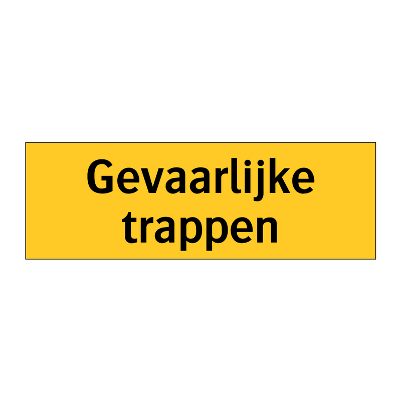 Gevaarlijke trappen