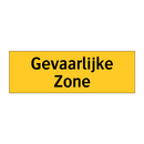 Gevaarlijke Zone