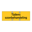 Tijdens ozonbehandeling