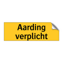 Aarding verplicht