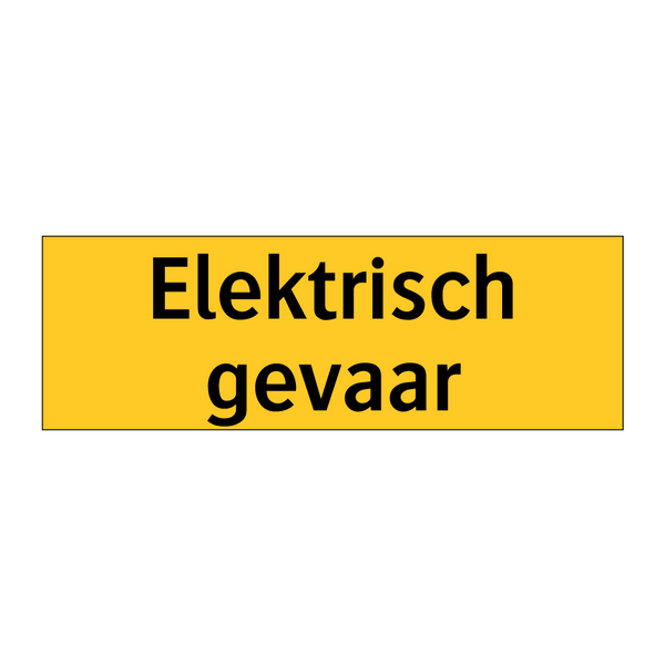 Elektrisch gevaar