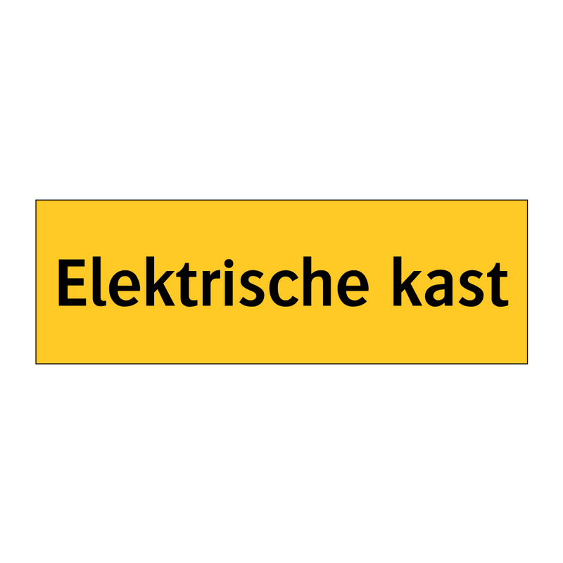 Elektrische kast