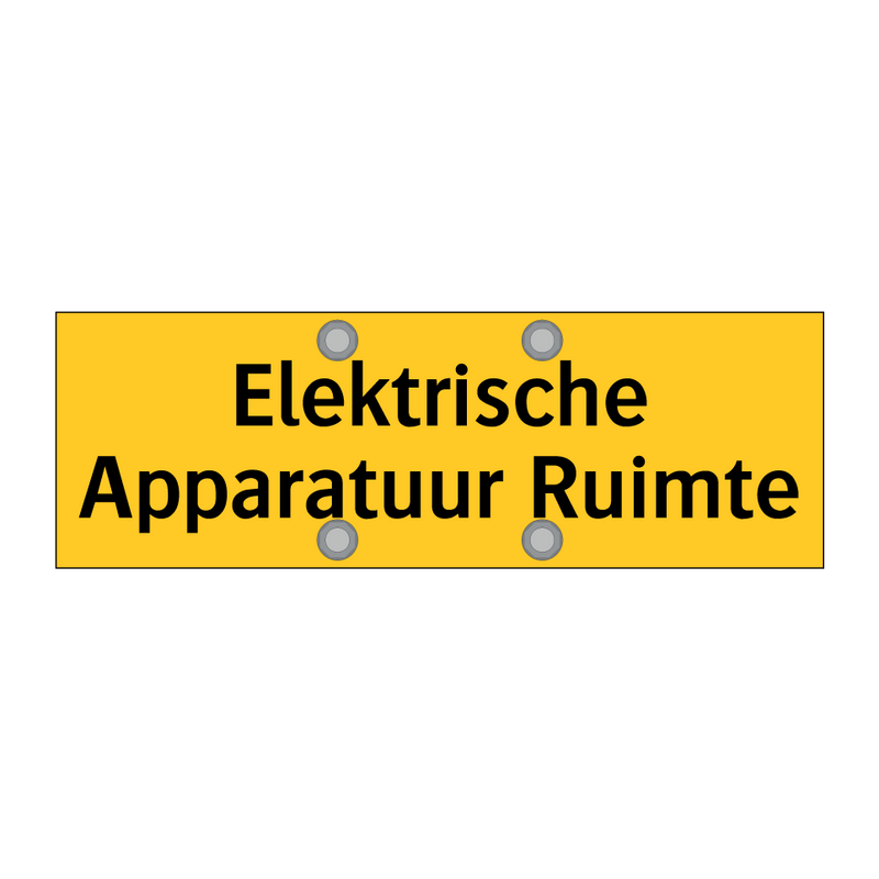Elektrische Apparatuur Ruimte