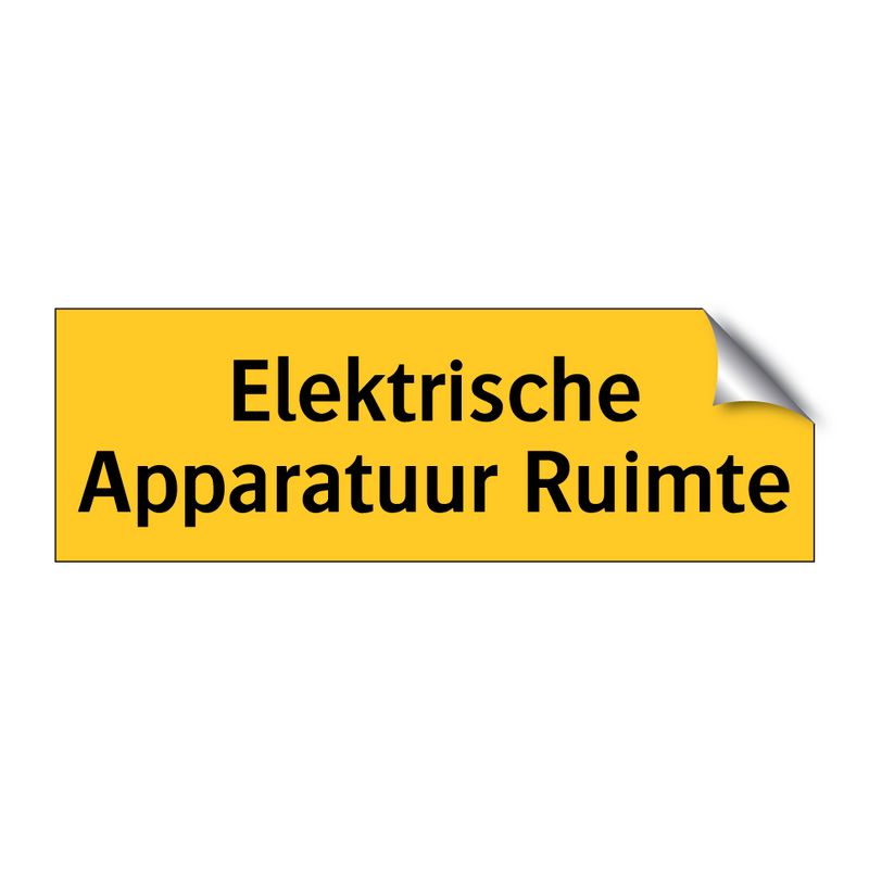 Elektrische Apparatuur Ruimte