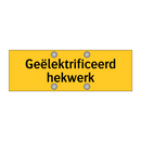 Geëlektrificeerd hekwerk