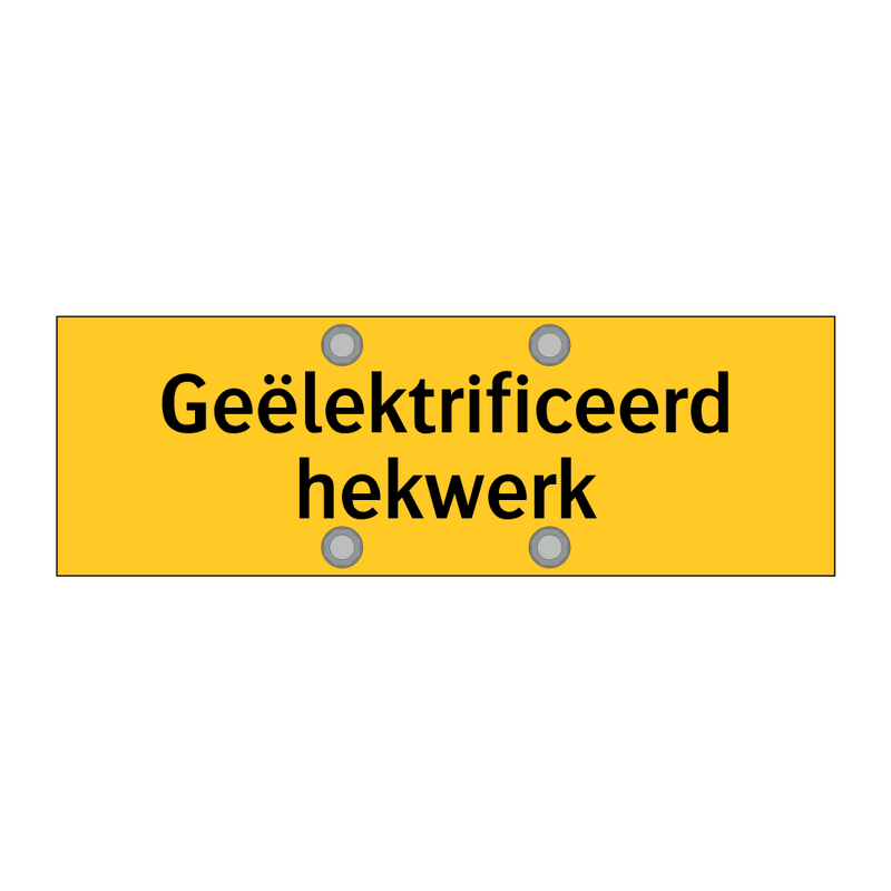 Geëlektrificeerd hekwerk