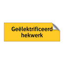 Geëlektrificeerd hekwerk