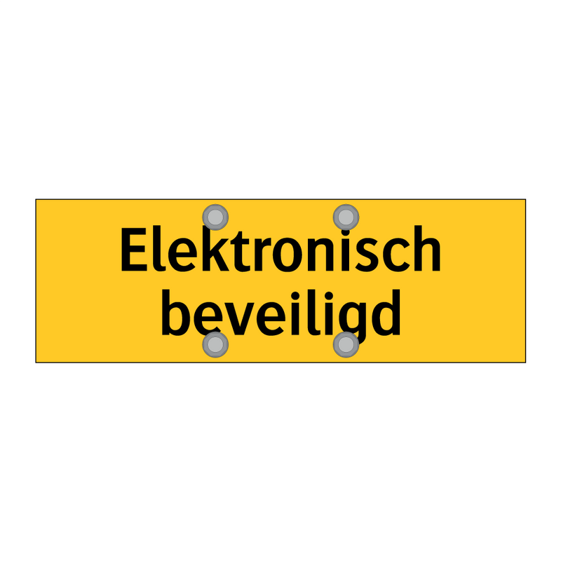 Elektronisch beveiligd
