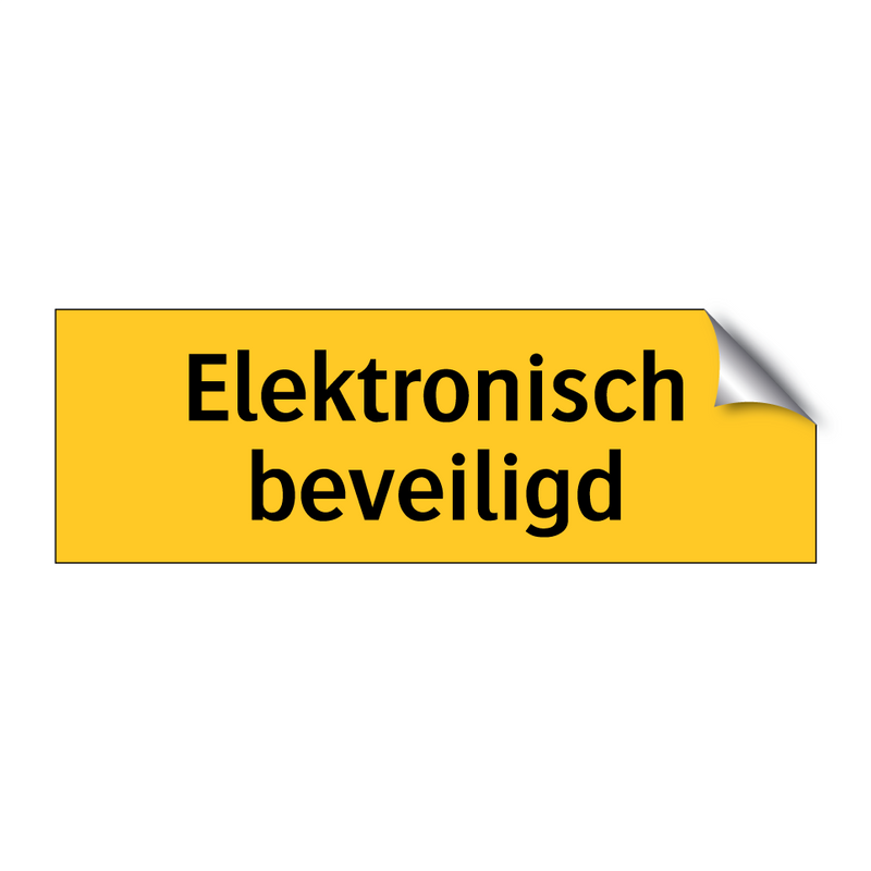 Elektronisch beveiligd