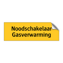 Noodschakelaar Gasverwarming