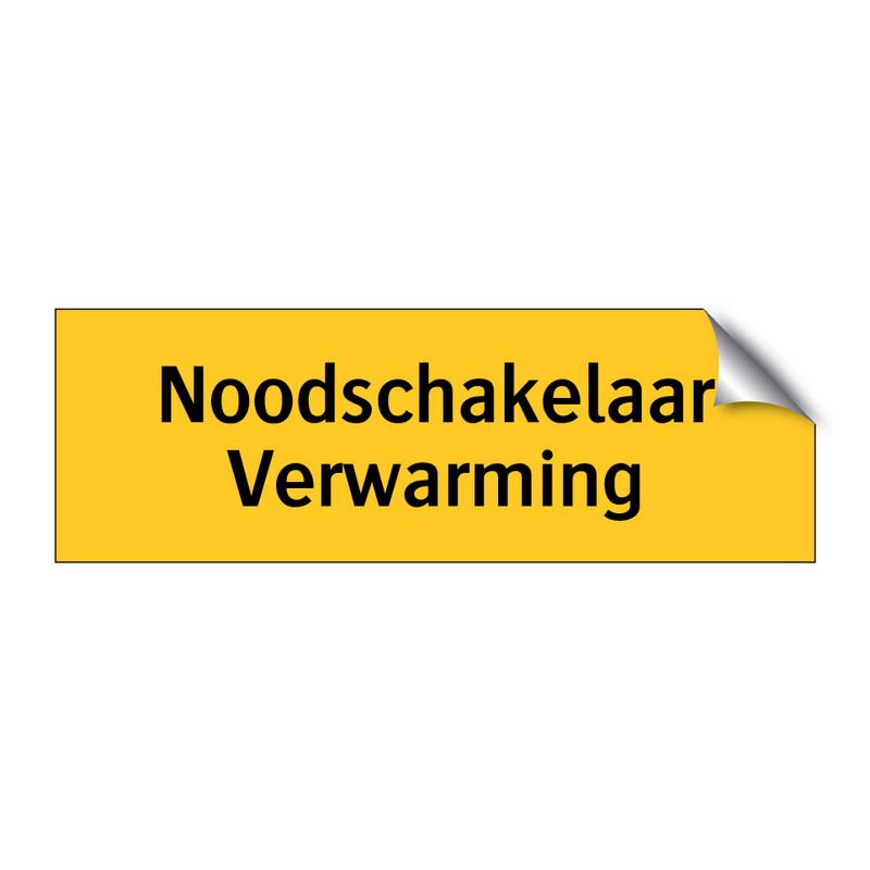 Noodschakelaar Verwarming
