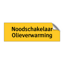 Noodschakelaar Olieverwarming