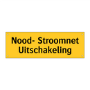 Nood- Stroomnet Uitschakeling