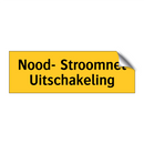 Nood- Stroomnet Uitschakeling
