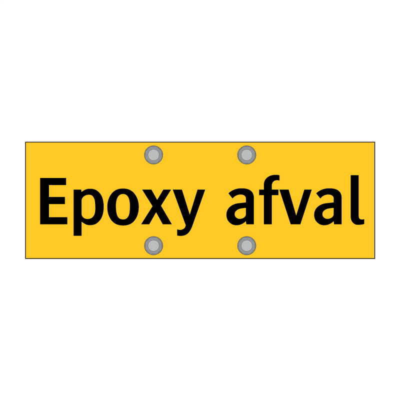 Epoxy afval