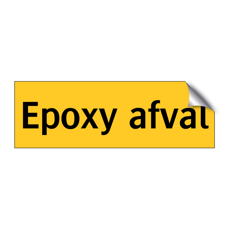 Epoxy afval