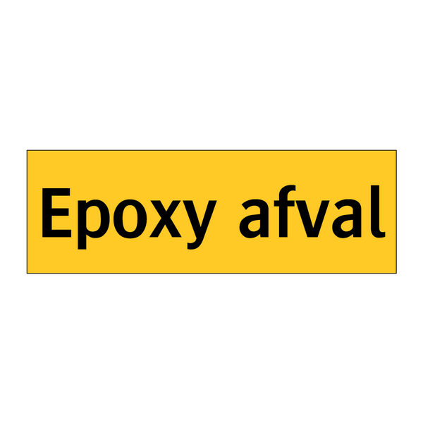 Epoxy afval