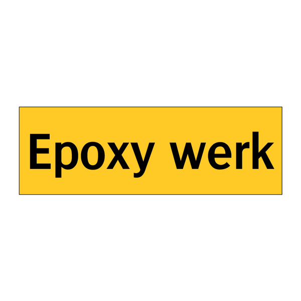 Epoxy werk