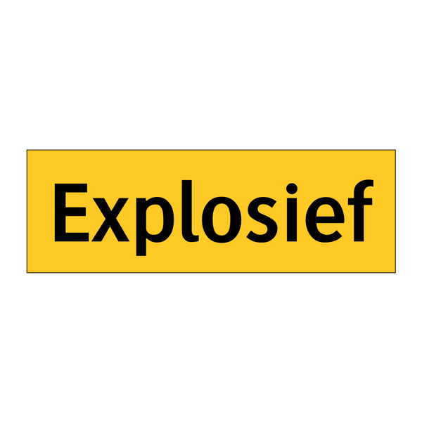 Explosief