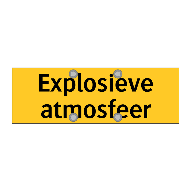 Explosieve atmosfeer