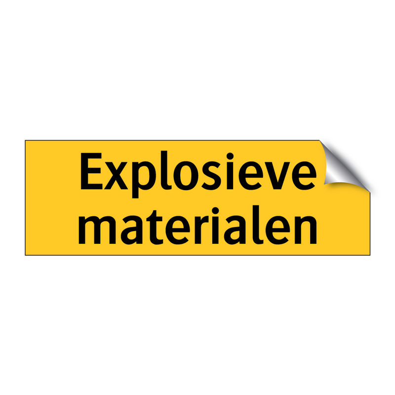 Explosieve materialen