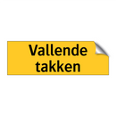 Vallende takken