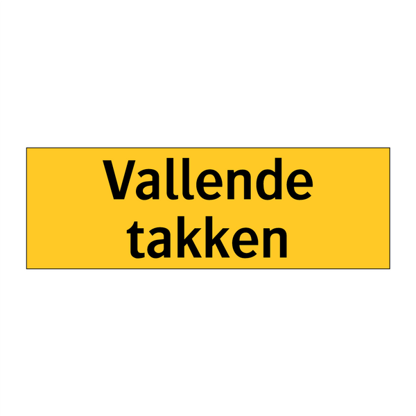 Vallende takken