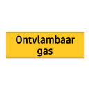 Ontvlambaar gas