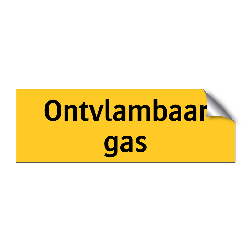 Ontvlambaar gas