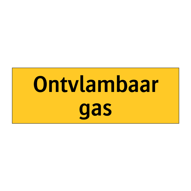 Ontvlambaar gas