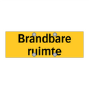 Brandbare ruimte