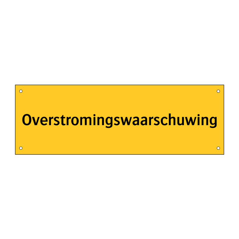 Overstromingswaarschuwing