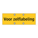 Voor zelflabeling