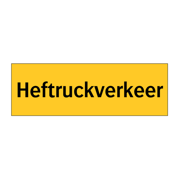 Heftruckverkeer