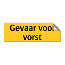 Gevaar voor vorst