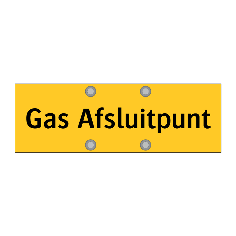 Gas Afsluitpunt