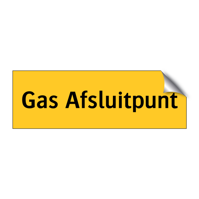 Gas Afsluitpunt