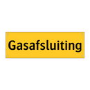 Gasafsluiting