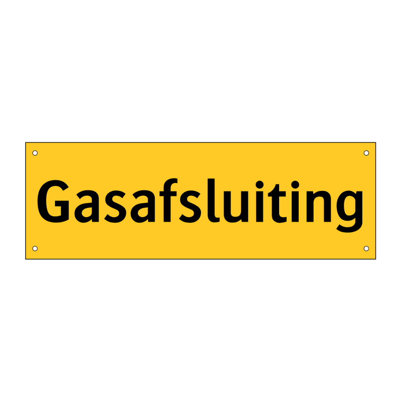 Gasafsluiting