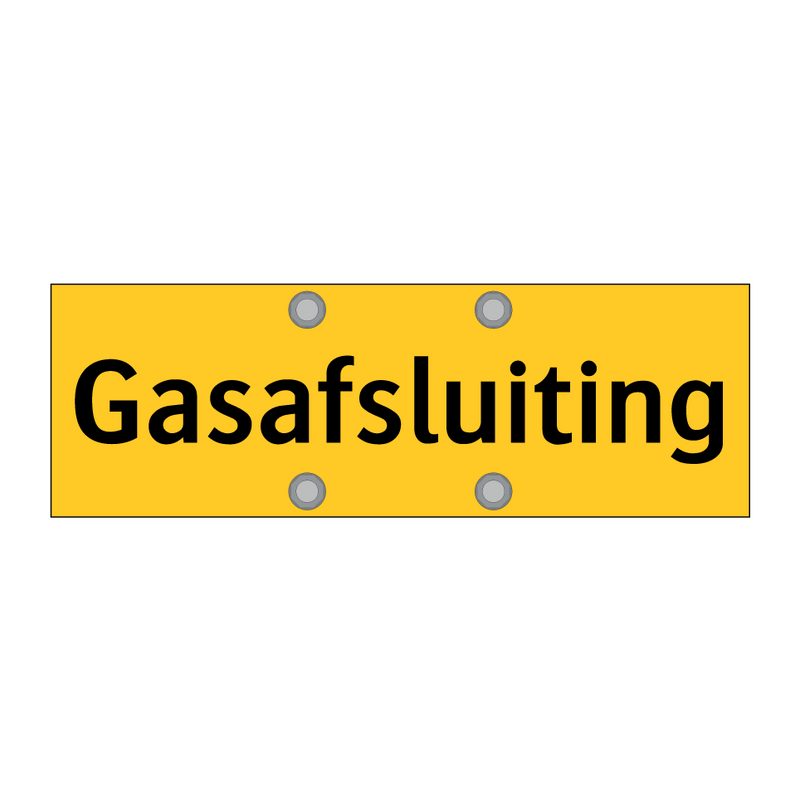 Gasafsluiting