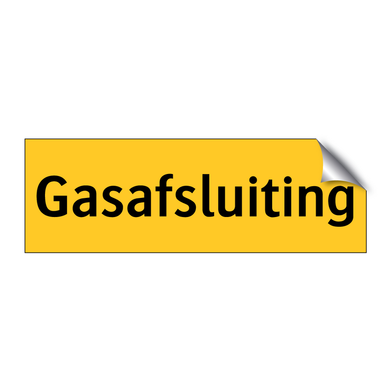 Gasafsluiting