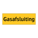 Gasafsluiting