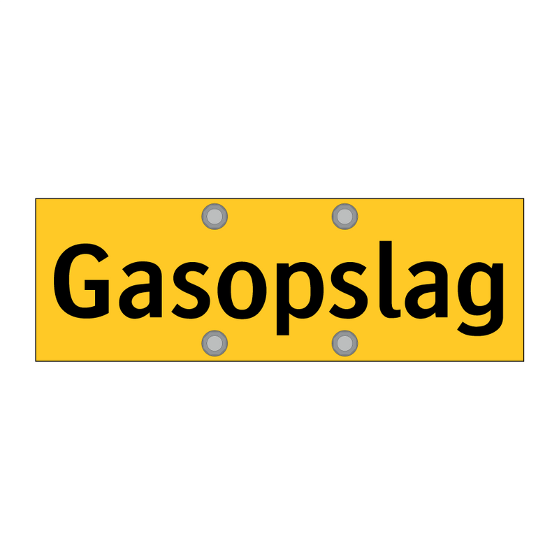 Gasopslag