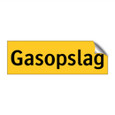 Gasopslag