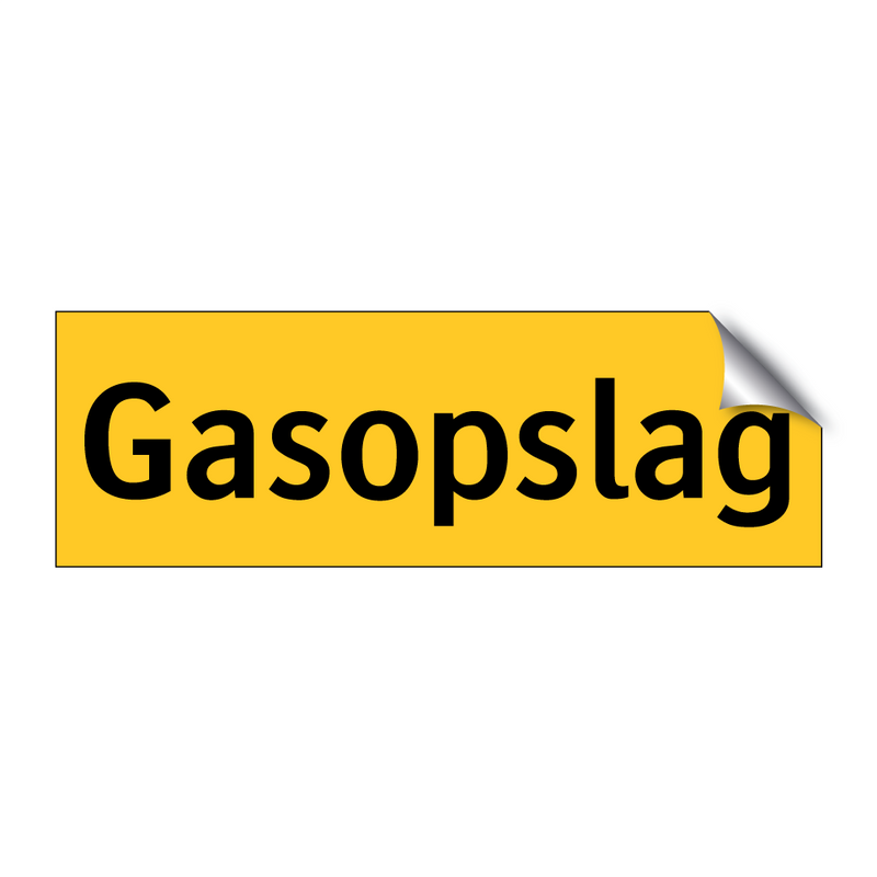 Gasopslag